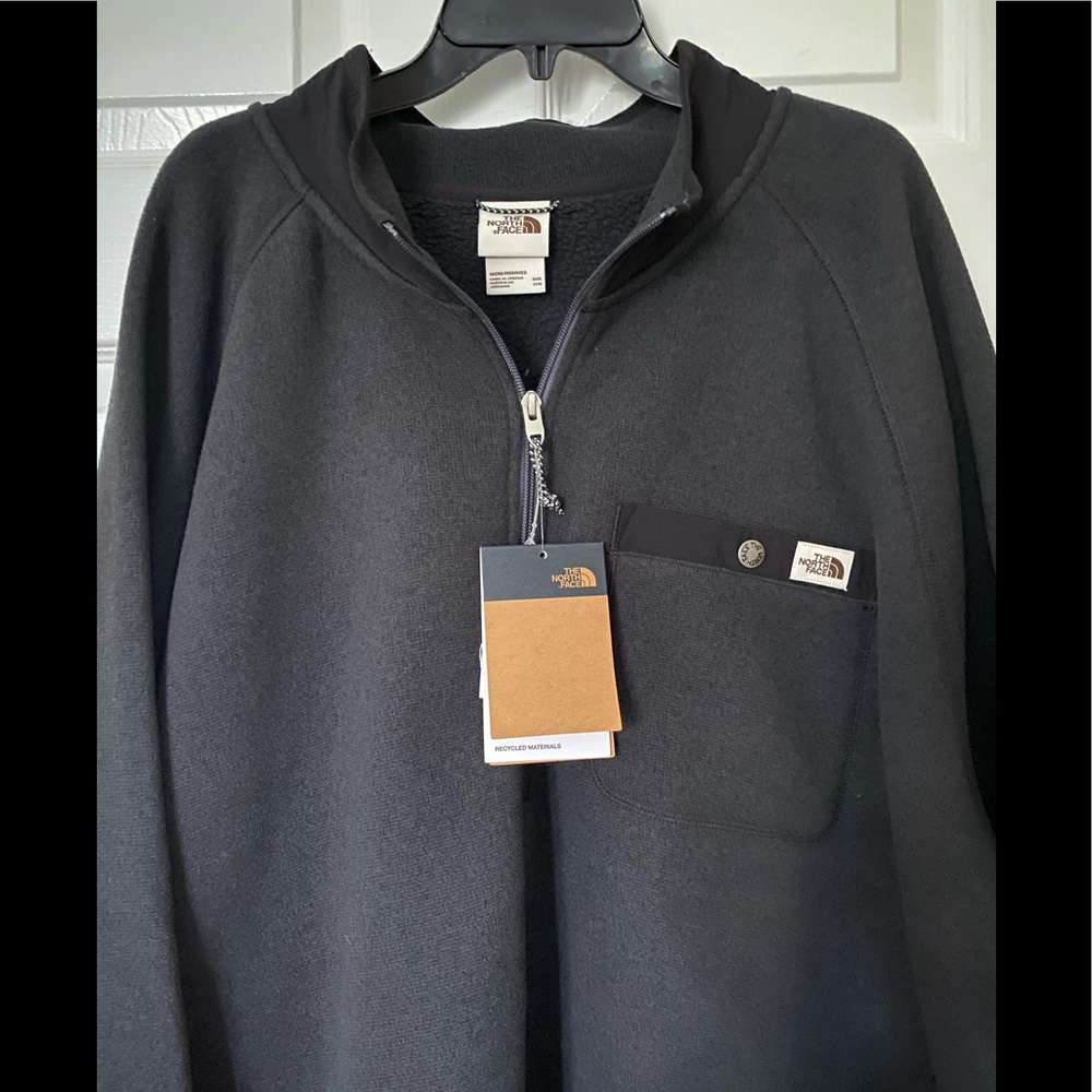 NORTH FACE GORDON LYONS 1/4 ZIP PULLOVER BLACK 3XL NWT